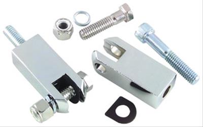 Biker's Choice Passenger Peg Mounts 492863 Foot Mounts, Passenger, Rear, Aluminum, Chrome, Harley-Davidson®, Pair