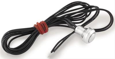 Biker's Choice Mini Push Button Switches 493225 Switch, Mini, Button, Polished, Wiring, Each