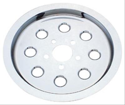 Biker's Choice Belt Drive Pulley Covers 493425 Exterior Trim Accents, Cover, Steel, Chrome, Harley-Davidson®, Each