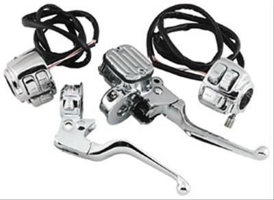 chrome handlebar control kit