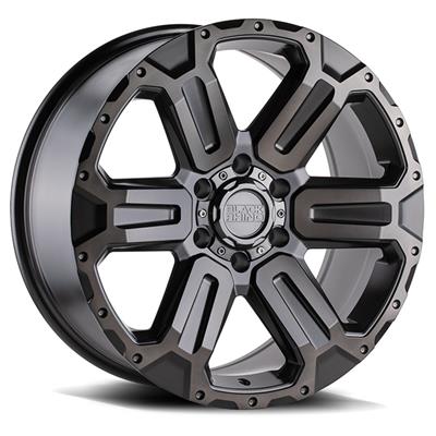 Black Rhino Wheels 1890WKA126140G12 Black Rhino Wanaka Matte
