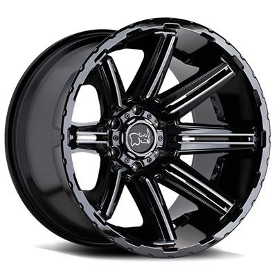 Black Rhino Wheels 2095RPG126135B87 Black Rhino Rampage Gloss Black ...