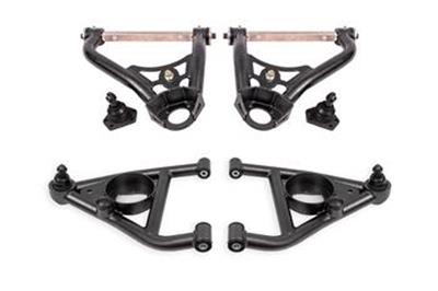 BMR 67-69 GM F-Body / 68-74 X-Body Non-Adj. Upper & Lower A-Arms (Polyurethane) - Black Hammertone