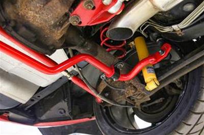 BMR 82-02 F-Body Rear Hollow 29mm Adjustable Sway Bar Kit - Red