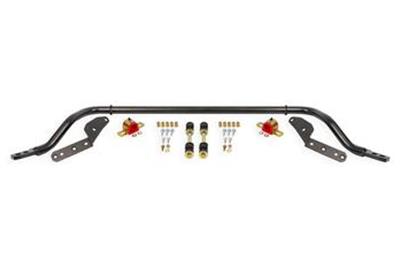 BMR 64-67 GM A-Body 1.25in Hollow 2-Hole Adjustable Front Sway Bar Kit - Black Hammertone