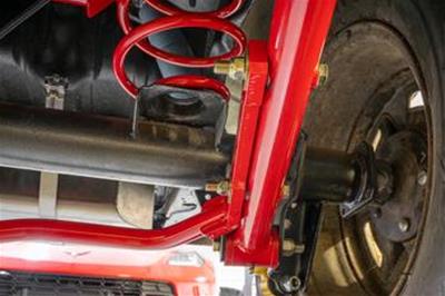 BMR 64-72 GM A-Body 1.00in Hollow Non-Adjustable Rear Sway Bar Kit - Black Hammertone thumbnail 4