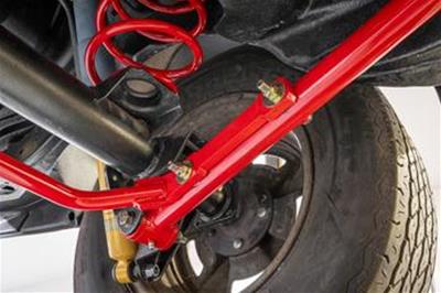 BMR 64-72 GM A-Body 1.00in Hollow Non-Adjustable Rear Sway Bar Kit - Black Hammertone thumbnail 3