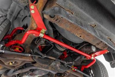 BMR 78-87 G-Body Front Sway Bar Kit - 1.25in Hollow - 2-Hole Adjustable - Black Hammertone thumbnail 2