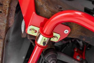 BMR 78-87 G-Body Front Sway Bar Kit - 1.25in Hollow - 2-Hole Adjustable - Black Hammertone thumbnail 6