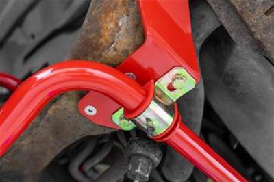 BMR 78-87 G-Body Front Sway Bar Kit - 1.25in Hollow - 2-Hole Adjustable - Black Hammertone thumbnail 4