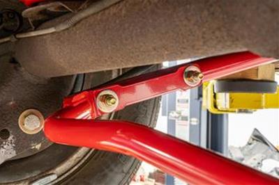 BMR 78-87 G-Body Rear Sway Bar Kit - 1.00in Hollow - Non-Adjustable - Red thumbnail 3