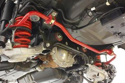 BMR 15-22 S550 Mustang Sway Bar Kit with Bushings Front and Rear Red thumbnail 2