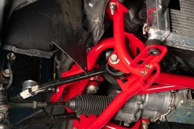 BMR 15-22 S550 Mustang Sway Bar Kit with Bushings Front and Rear Red thumbnail 3