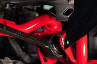BMR 15-22 S550 Mustang Sway Bar Kit Front Hollow 38mm 3-Hole Adjustable Black Hammertone thumbnail 7