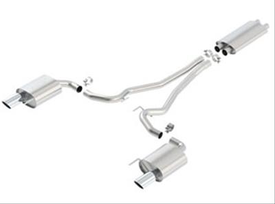 Borla 15-16 Ford Mustang GT / Convertible 5.0L AT/MT EC-Type CB SS Single Round Rolled Tips Exhaust thumbnail 3