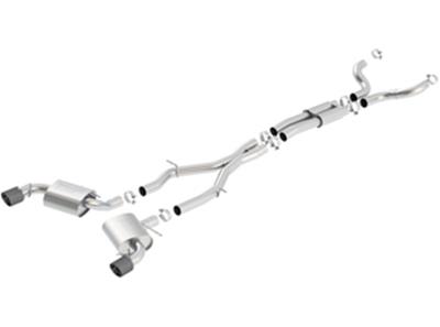 Borla 16-17 Chevy Camaro 6.2L 4.5in Carbon Fiber Tips Single Split Exit S-Type Catback Exhaust thumbnail 3