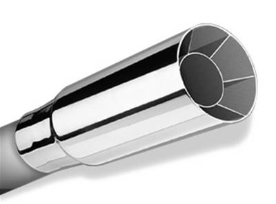 Borla Universal Polished Tip Single Round Intercooled (inlet 2 1/2in. Outlet 2 1/2in) thumbnail 2