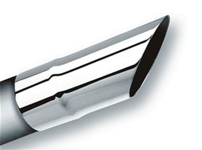 Borla Universal Polished Tip Single Round Angle-Cut (inlet 2 1/2in. Outlet 2 1/2in) thumbnail 2