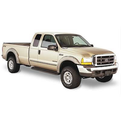 Husky Pocket-Style Fender Flares for 1999-2007 F-250 SUPER DUTY, F-350 DUTY - 2802914 Flares, Pocket Style, Front and Rear, Black, Dura-Flex Thermoplastic, Ford, Set of 4 thumbnail 3