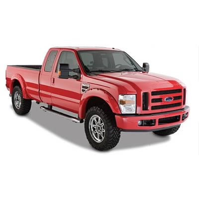 Husky Pocket-Style Fender Flares for 2008-2010 F-250 SUPER DUTY, F-350 DUTY - 2802917 Flares, Pocket Style, Front and Rear, Black, Dura-Flex Thermoplastic, Ford, Set of 4 thumbnail 3