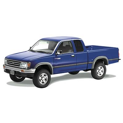 Husky Extend-A-Fender Flares for 1993-1998 T100 - 28031910 Fender Flares, Extend-A-Fender, Front, Rear, Black, Dura-Flex Thermoplastic, Toyota, Set of 4 thumbnail 5