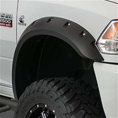 Bushwacker Max Coverage Pocket Style Fender Flares 40091-02 Flares, Style, Front, Dura-Flex Thermoplastic, Black, Chevy, Pair
