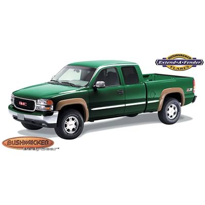 Husky Extend-A-Fender Flares 2804906 Fender Flares, Extend-A-Fender, Front and Rear, Black, Dura-Flex Thermoplastic, Chevy, GMC, Set of 4 thumbnail 3
