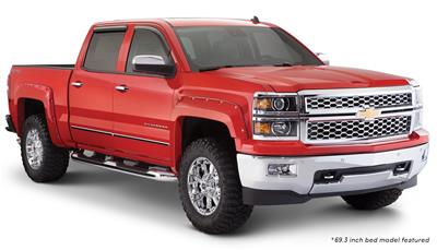 Husky Pocket-Style Fender Flares for 2014-2018 SILVERADO 1500 - 2804957 Flares, Pocket Style, Front and Rear, Dura-Flex Thermoplastic, Black, Chevy, Set of 4 thumbnail 4