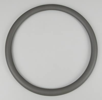 Billet Specialties Steering Wheel Half-Wraps 29004 Half Wrap, Leather, Dark Gray, Each 14" Diameter thumbnail 3