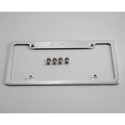 Billet Specialties License Plate Frames 55623 Frame, Aluminum, Polished, Chevy Bowtie Emblem, Each thumbnail 2