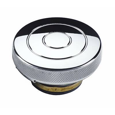 Billet Specialties Radiator Caps 75220 Cap, Aluminum, Polished, Round, Circle Logo, 16 psi, Each