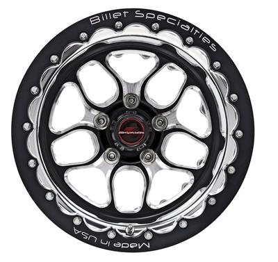 Billet Specialties Win Lite Black Anodized Wheels with Double Beadlocks