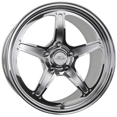 Billet Specialties Street Lite Monoblock Drag Pack Polished Wheels