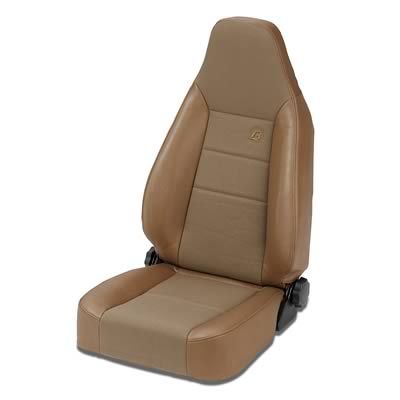 Bestop TrailMax II Sport Spice Fabric Seat 3943837 Seat, II, Highback Front Bucket, Reclining, Fabric, Spice, Jeep, Each