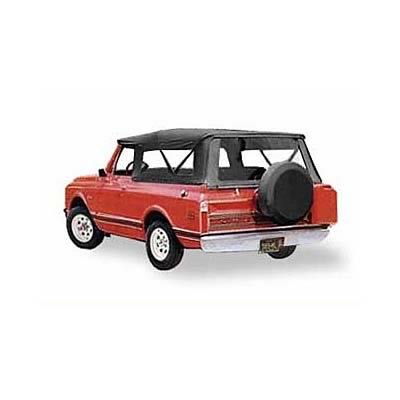 Bestop Tigertops 5131101 Soft Top, 1-Piece Full Doors Tigertop, Polymer Cloth, Black, Jeep, Each