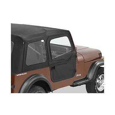 Bestop 5178315 Bestop 2-Piece Soft Jeep Doors | Summit Racing