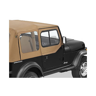 Bestop Upper Door Sliders for 1988-1995 WRANGLER - 5178537 Sliders, Spice, Jeep, Pair