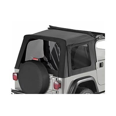 Bestop Tinted Window Kits for 1997-2006 WRANGLER - 5869935 Kit, Sunrider, Steel Full/Steel Half Doors, Polymer Cloth, Windows, Black Diamond, Jeep, Kit