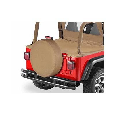Bestop Tire Covers 6102937 Cover, Spice, Fabric, Wraparound, for Tires up to 9 in. Wide and 29 in. Diameter, Each