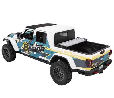 Bestop EZ Fold Tonneau Covers for 2020-2024 GLADIATOR - 1628017 Cover, EZ-Fold Soft Tonneau, 20 Gladiator; For 5 ft. bed (Black Twill) thumbnail 3