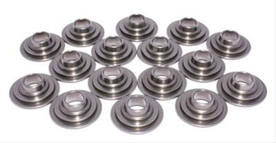 COMP Cams Tool Steel Valve Spring Retainers 1738-16 Retainers, Conical, Dual, Steel, 7 degree, 1.442 in. Outer O.D., 0.344 in. Stem Diameter, Set of 16