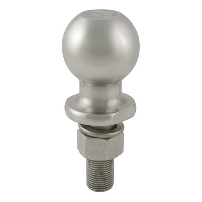 CURT Hitch Balls 40082 Ball, Stainless Steel, 2 in. Ball, 0.750 in. Diameter Shank, 2.125 in. Length Shank, 3,500 lbs., Each thumbnail 2