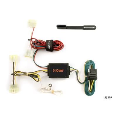 CURT Custom Wiring Connector Harnesses for 1989-1995 PICKUP, 1995-2004 TACOMA - 55379 Vehicle Towing Harness Adapter, T-Connector, 3-Wire System, Converter, Toyota, Each