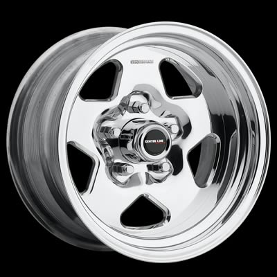 Center Line Wheels Competition Series Modstar Polished Wheel 15"x8" 5x5"