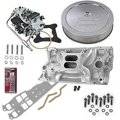 Summit Racing 03-0005 Summit Racing™ Carburetor and Air Cleaner Pro Packs