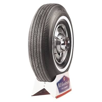 Coker 53100 Tire Coker BFGoodrich Vintage 800 14 Bias Ply Whitewall 