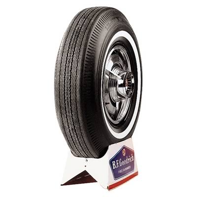 Coker Firestone Vintage Bias Tire 670 15 Whitewall 568805 Set of 4