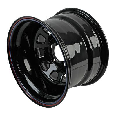 Cragar 1527422565B Cragar Black D Window Wheels | Summit Racing