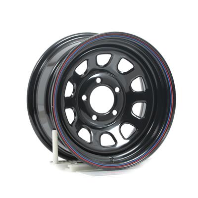 Cragar 1527490565B Cragar Black D Window Wheels | Summit Racing