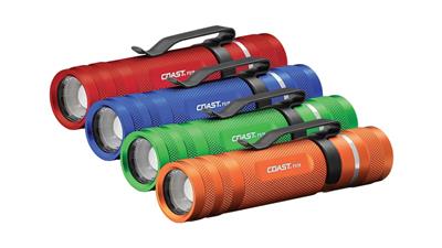 coast px1r rechargeable led flashlight 1000 Lumen Focusing Flashlight, Black strength polymer body Coast Products PX1R-BLUE
